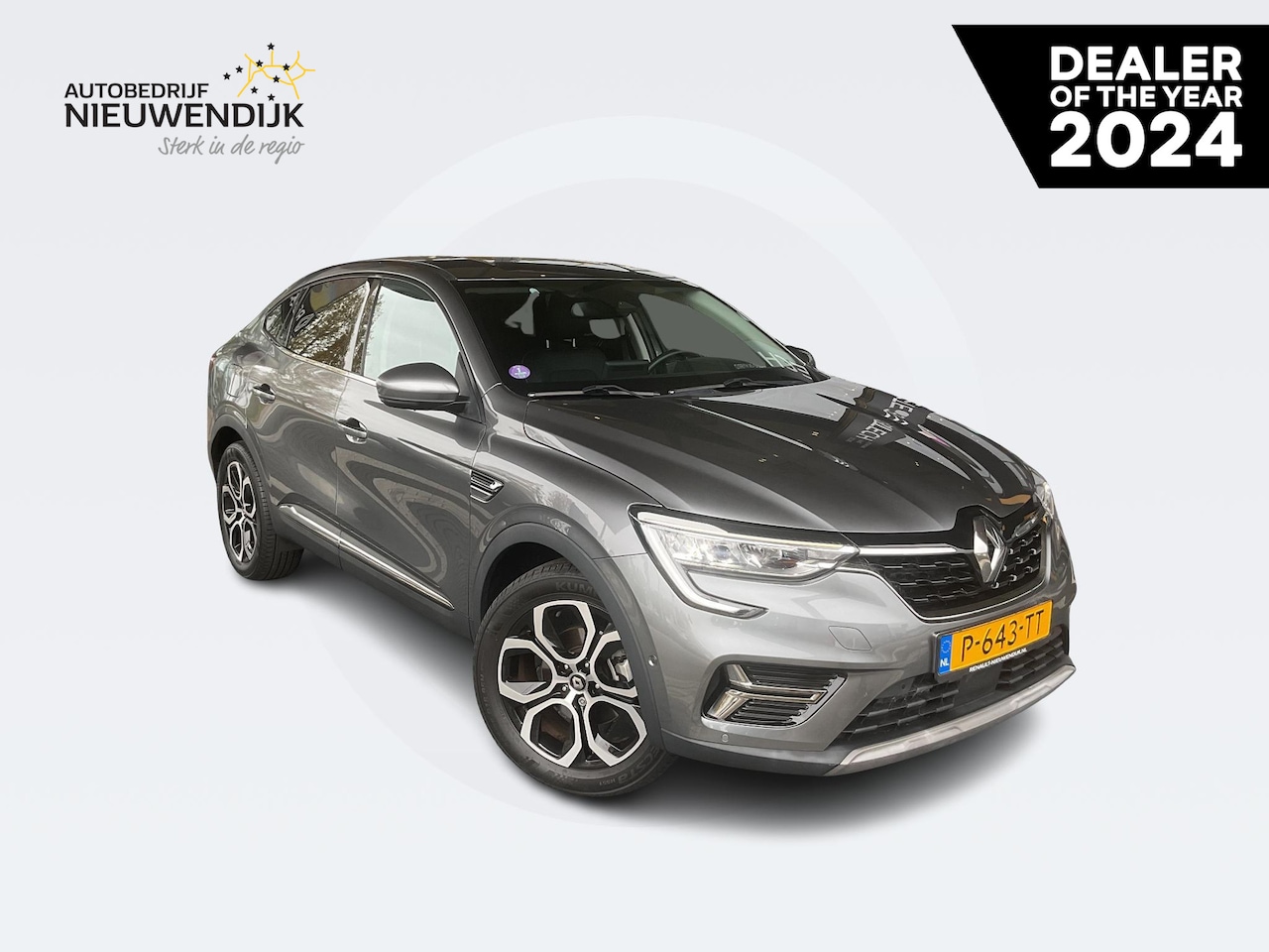 Renault Arkana - 1.6 E-Tech Hybrid 145 Intens AUTOMAAT / PARKEERSENSOREN + CAMERA / LICHTMETAAL / CLIMATE C - AutoWereld.nl