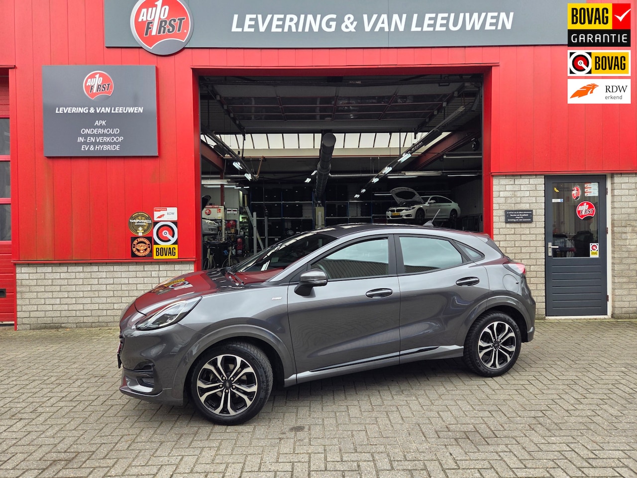 Ford Puma - 1.0 EcoBoost Hybrid ST-Line Automaat/ Navigatie/ Parkeersensoren achter/ Rijklaarprijs! - AutoWereld.nl