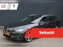 BMW 5-serie Touring - 520i Luxury Editon NL-Auto Led-Xenon Comfort-Zetels Leder 19 Inch