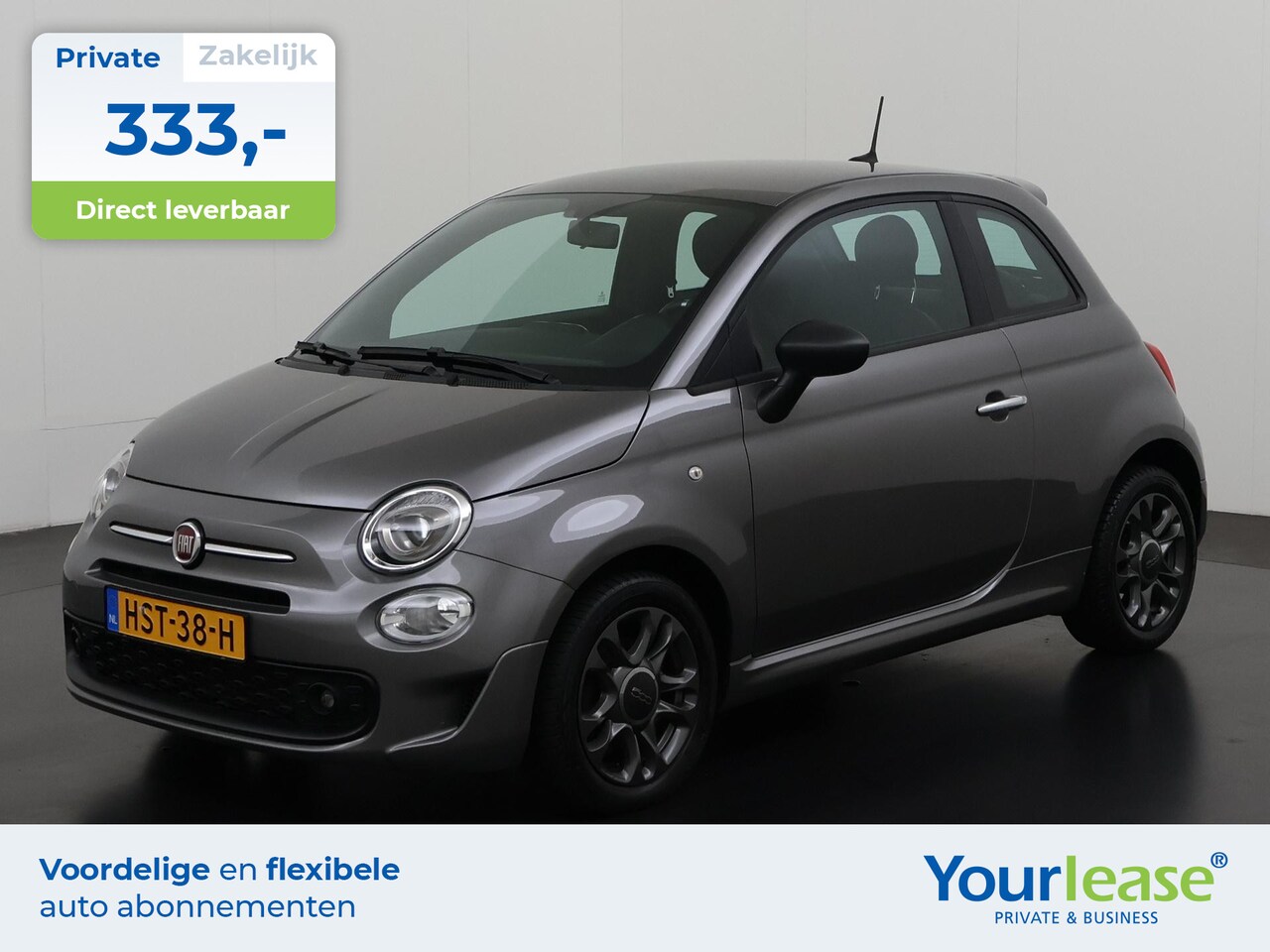 Fiat 500 - 1.0 Hybrid Sport | All-in 333,- Private Lease | Direct uit voorraad - AutoWereld.nl