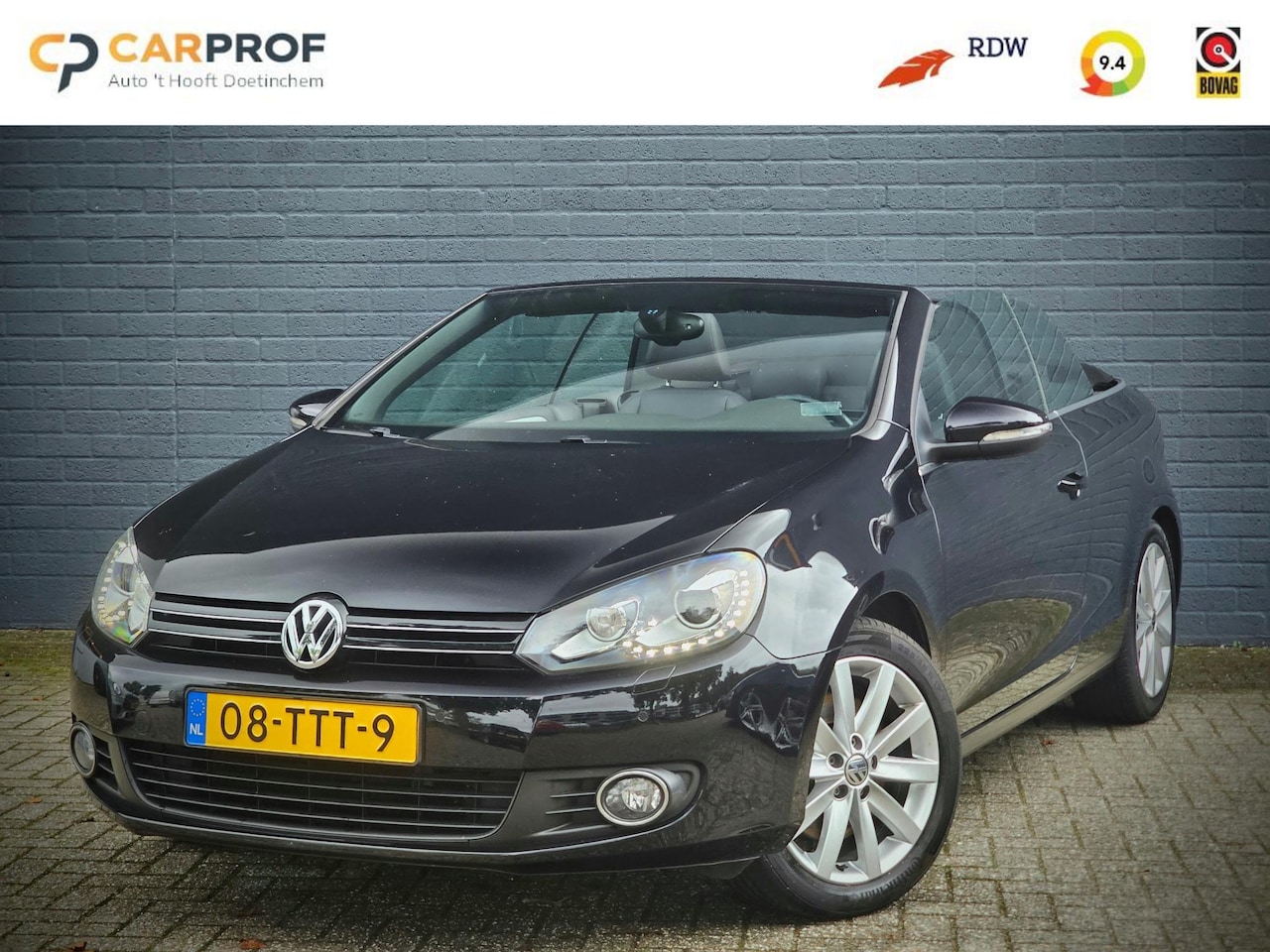 Volkswagen Golf Cabriolet - 1.4 TSI / CAMERA / LEDER / STOELVERW. / XENON / - AutoWereld.nl