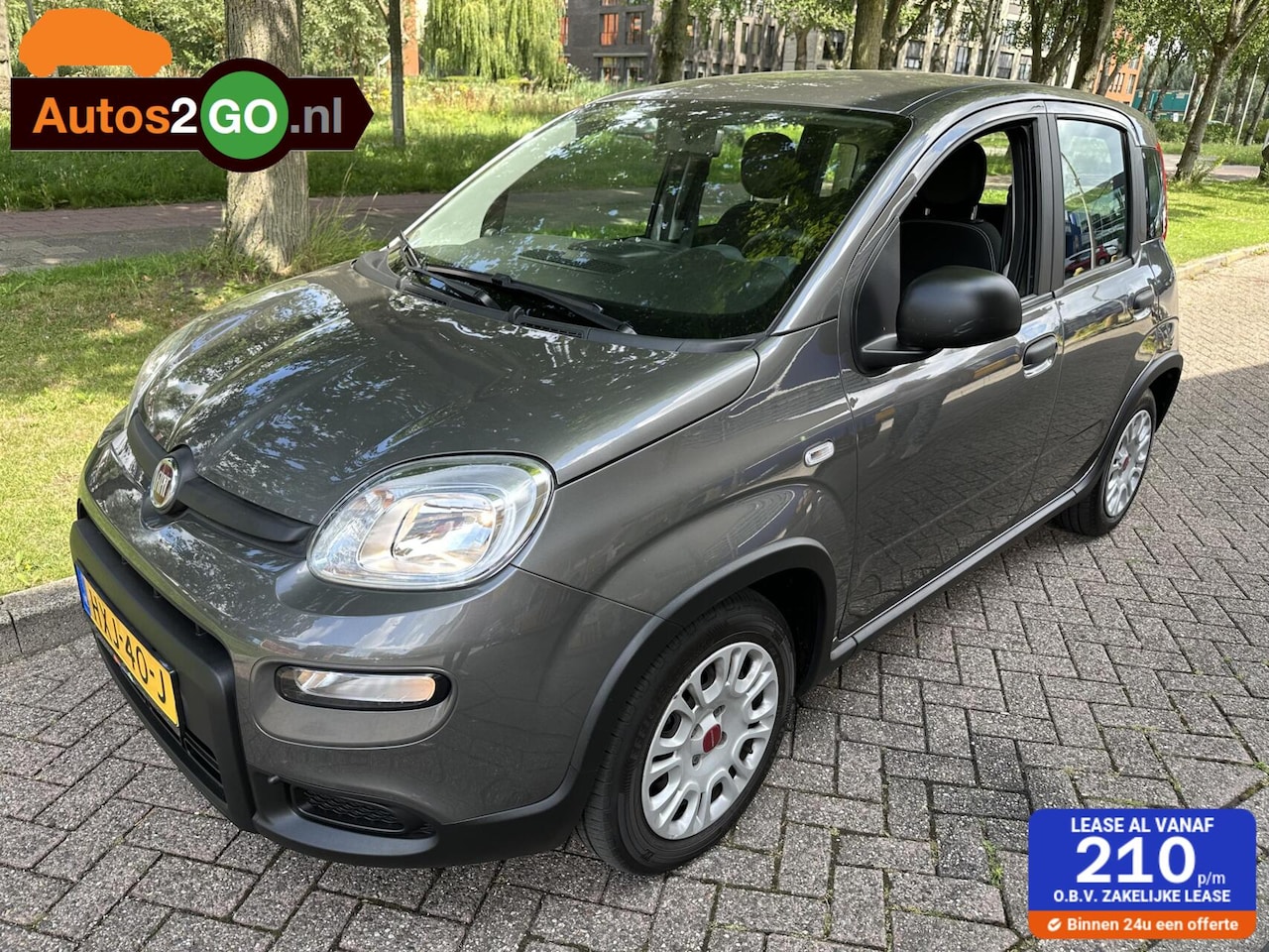 Fiat Panda - 1.0 Hybrid I Airco I Blue tooth I rijklaar I - AutoWereld.nl