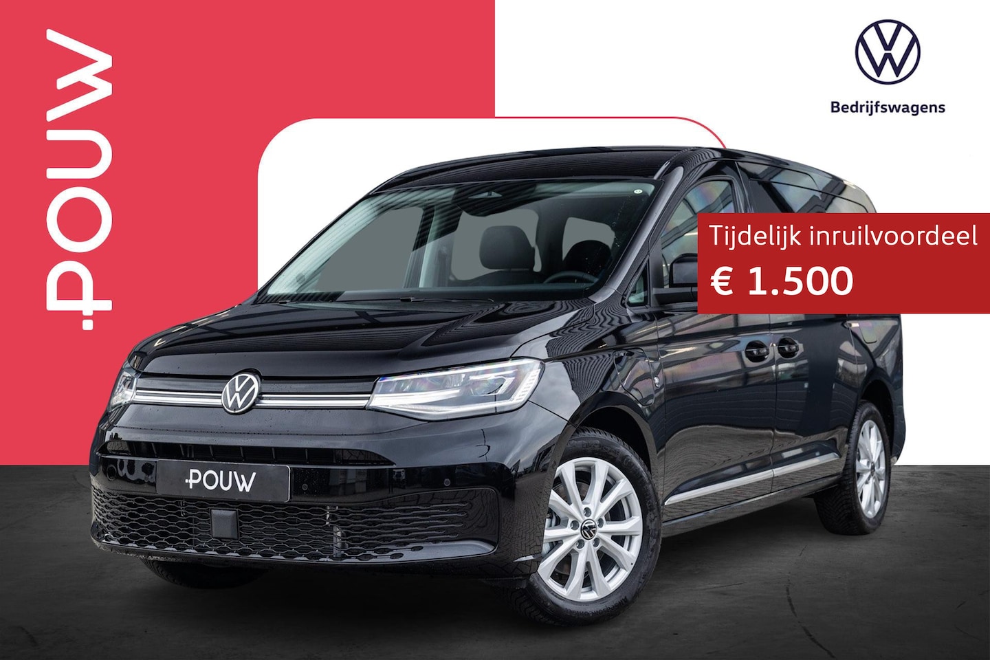 Volkswagen Caddy Maxi - Kombi 1.5 eHybrid 150pk | LED Pakket | Winter Pakket - AutoWereld.nl