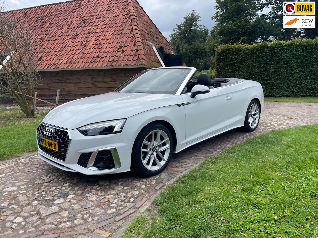 Audi A5 Cabriolet - 40 TFSI S edition-stoel/nekverw.-VIRTUAL-camera-LED MATRIX- - AutoWereld.nl