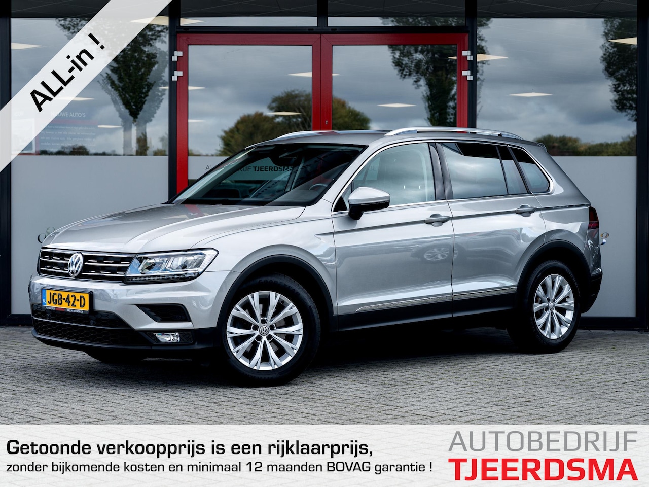 Volkswagen Tiguan - 1.5 TSI ACT Comfortline | Trekhaak | LED Koplampen | Navigatie | Climate Control | Adaptie - AutoWereld.nl