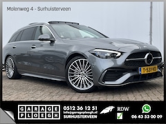 Mercedes-Benz C-klasse Estate - 180 AMG Line Trekhaak Pano Burmester Memory HUD Leer Verw+Ventilatie BOMVOL