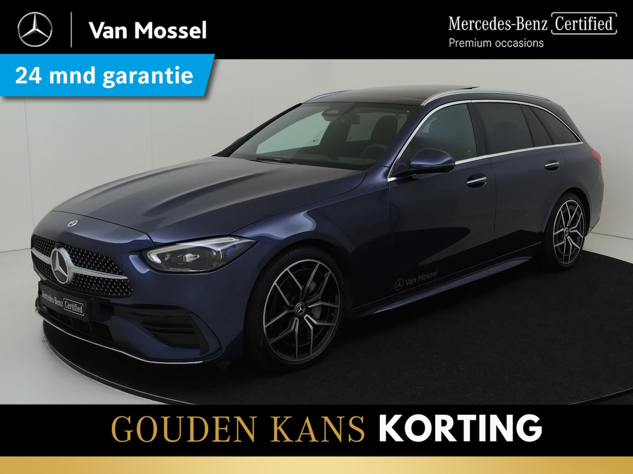 Mercedes-Benz C-klasse Estate - 200 AMG Line / Stoelverwarming / 360Graden-Camera / Panorama-schuifdak / Memory-Stoelen / - AutoWereld.nl
