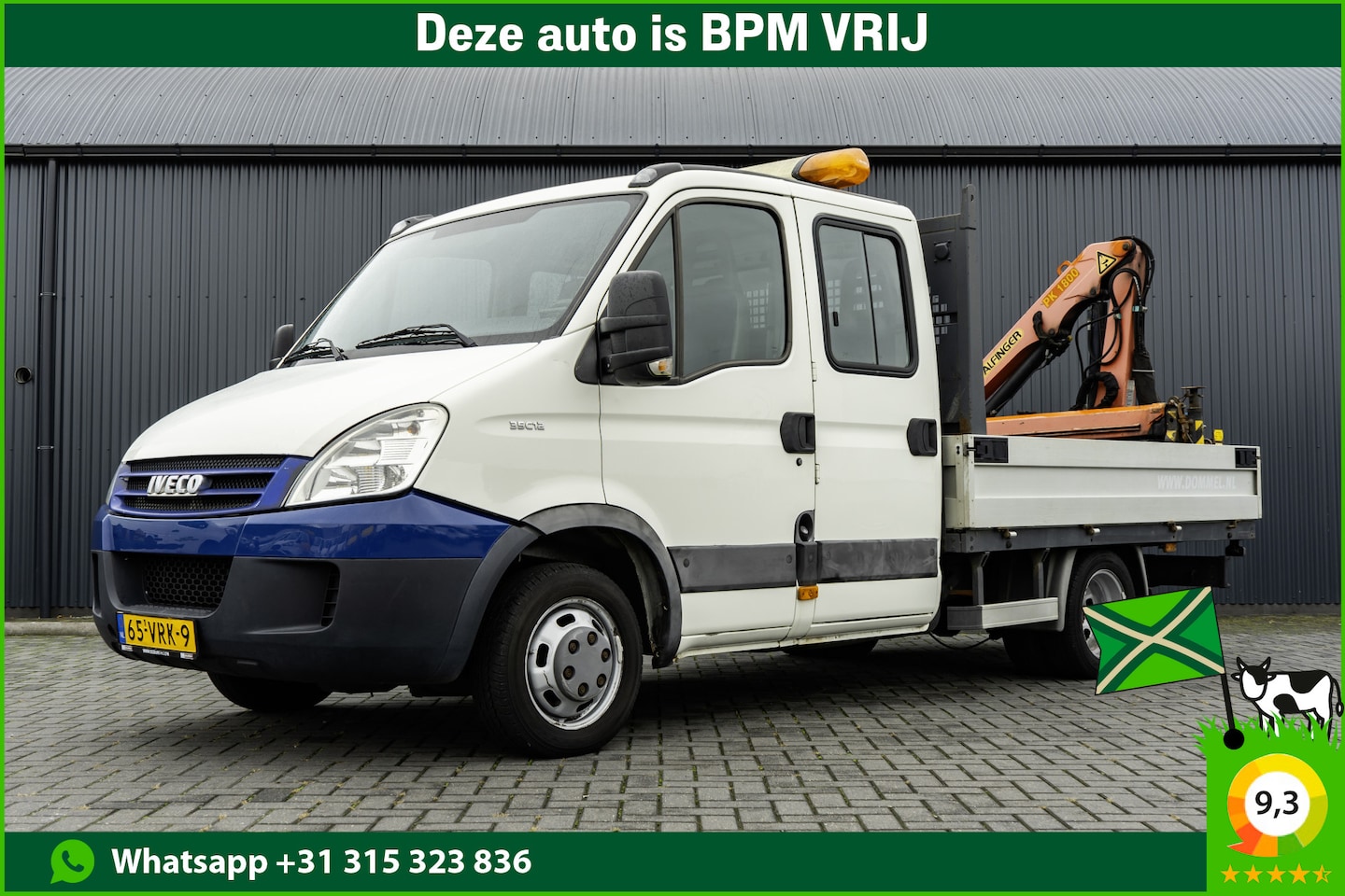 Iveco Daily - 35C12 D 345 | Palfinger PK 1800 | DC | 6-Zits | 3.5T Trekgewicht - AutoWereld.nl