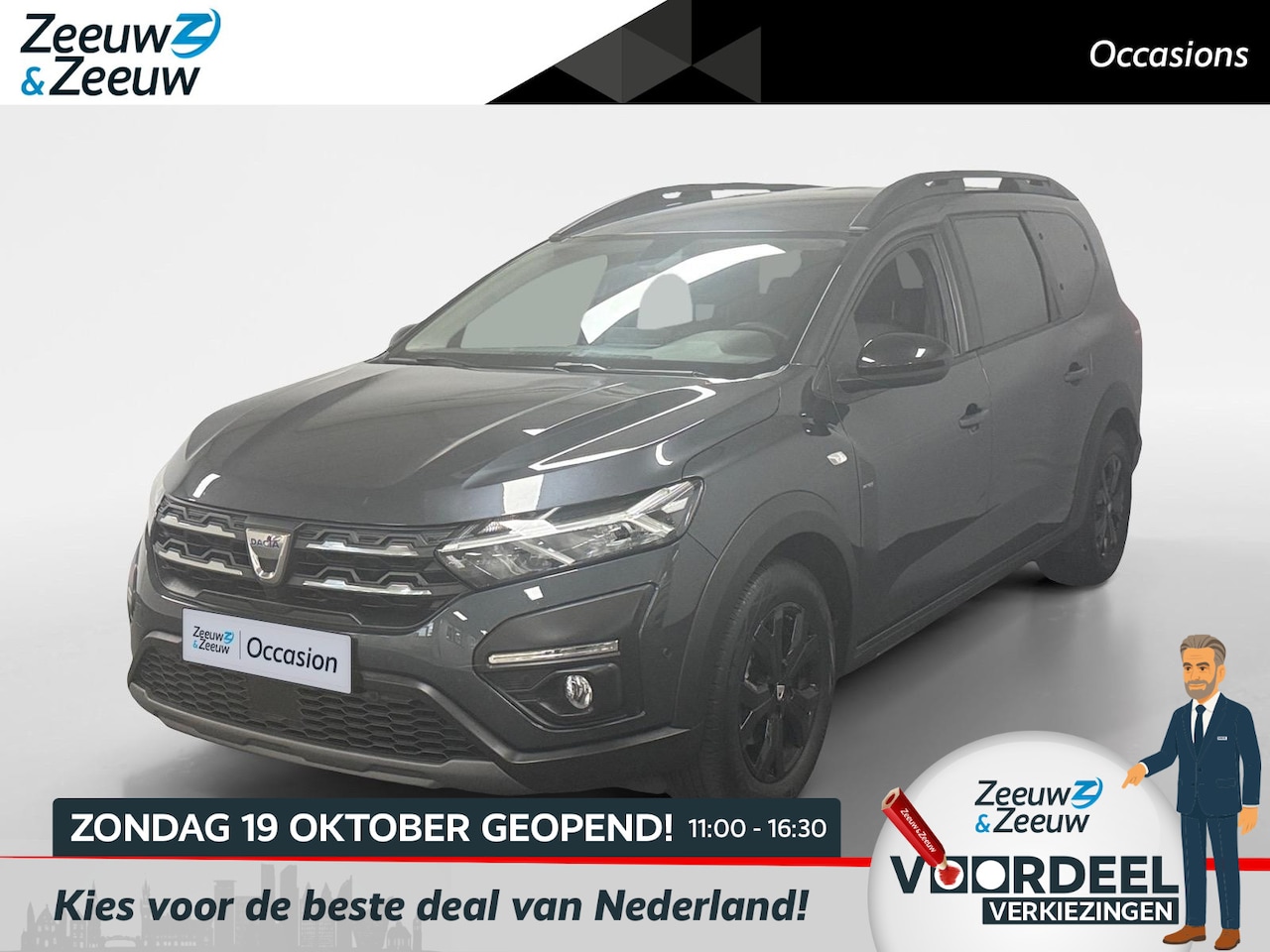 Dacia Jogger - 1.0 TCe 100 Bi-Fuel Extreme 7p. AIRCO APPLE CARPLAY/ANDROID AUTO VOORSTOELEN VERWARMING CR - AutoWereld.nl