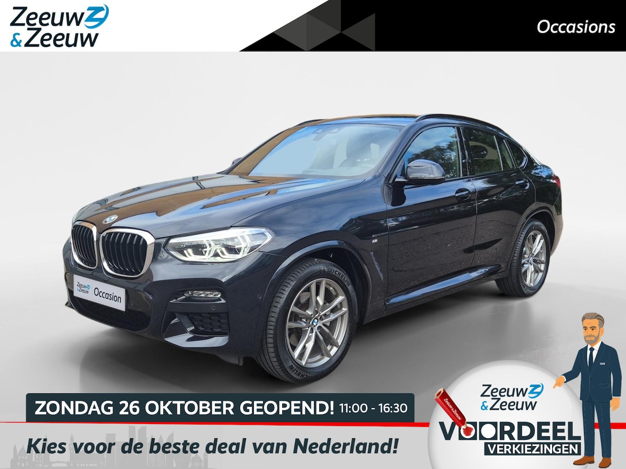 BMW X4 - xDrive20i High Executive Edition | LMV | M-Pakket | Lederen bekleding | Electrische Trekha - AutoWereld.nl