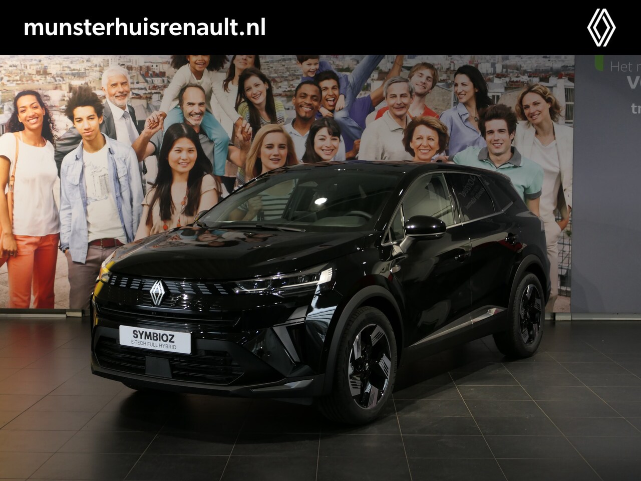 Renault Symbioz - 1.8 E-Tech full hybrid 160 techno *NIEUW* - Adaptive cruise, 18" LMV, sensor v+a, Apple ca - AutoWereld.nl