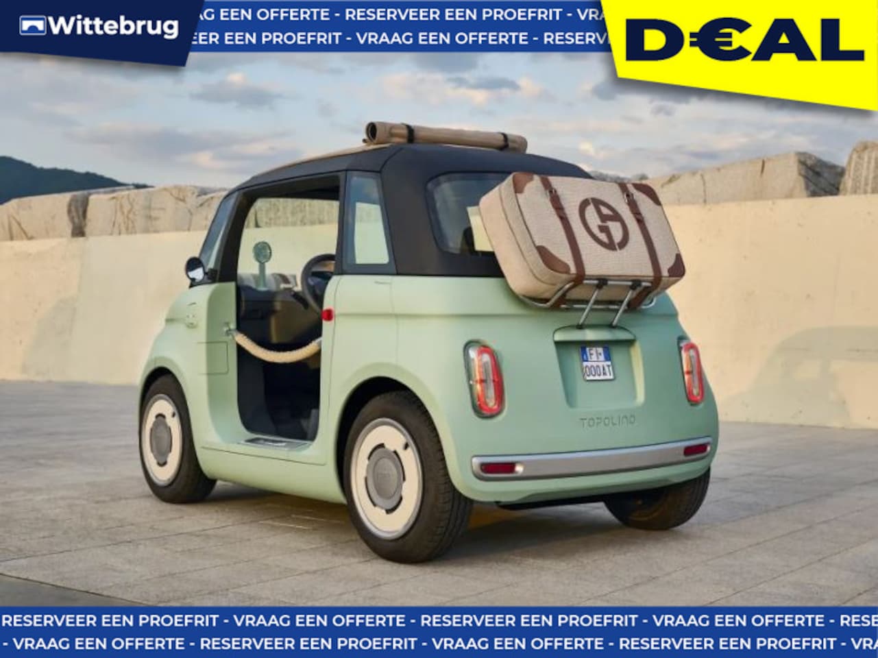 Fiat Topolino - Dolcevita 100% ELEKTRISCH - VANAF 16 JAAR - CABRIO - AutoWereld.nl