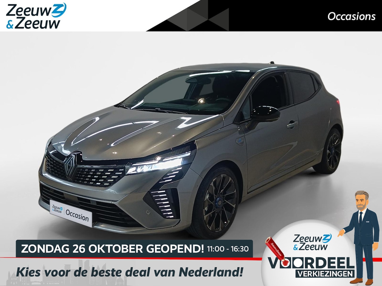 Renault Clio - 1.6 E-Tech Full Hybrid 145 esprit Alpine *Automaat*Navi+360Camera*Bose Audio*Winter Pack*S - AutoWereld.nl