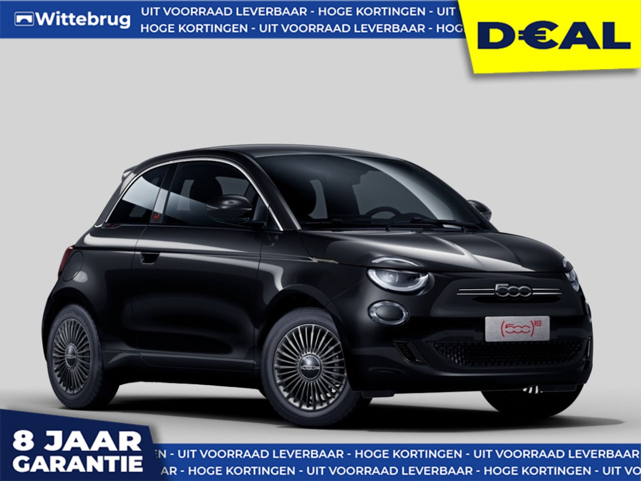 Fiat 500 - RED 24 kWh DIRECT RIJDEN - 15" VELGEN - CAMERA - 8 JAAR GARANTIE - AutoWereld.nl