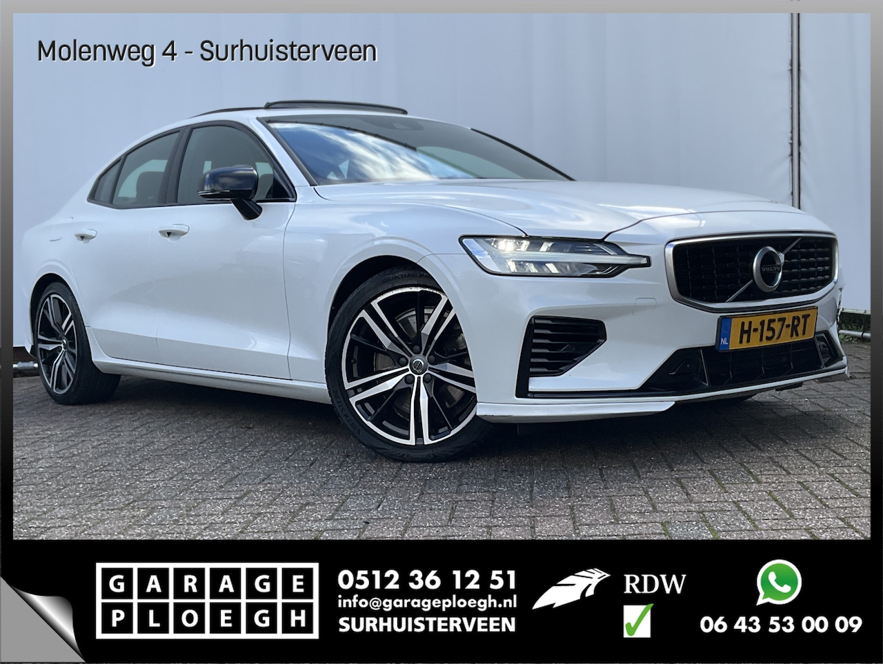 Volvo S60 - 2.0 T6 340pk AWD Twin Engine R-Design PHEV Pano.dak Leer Stoelverw. V+A - AutoWereld.nl