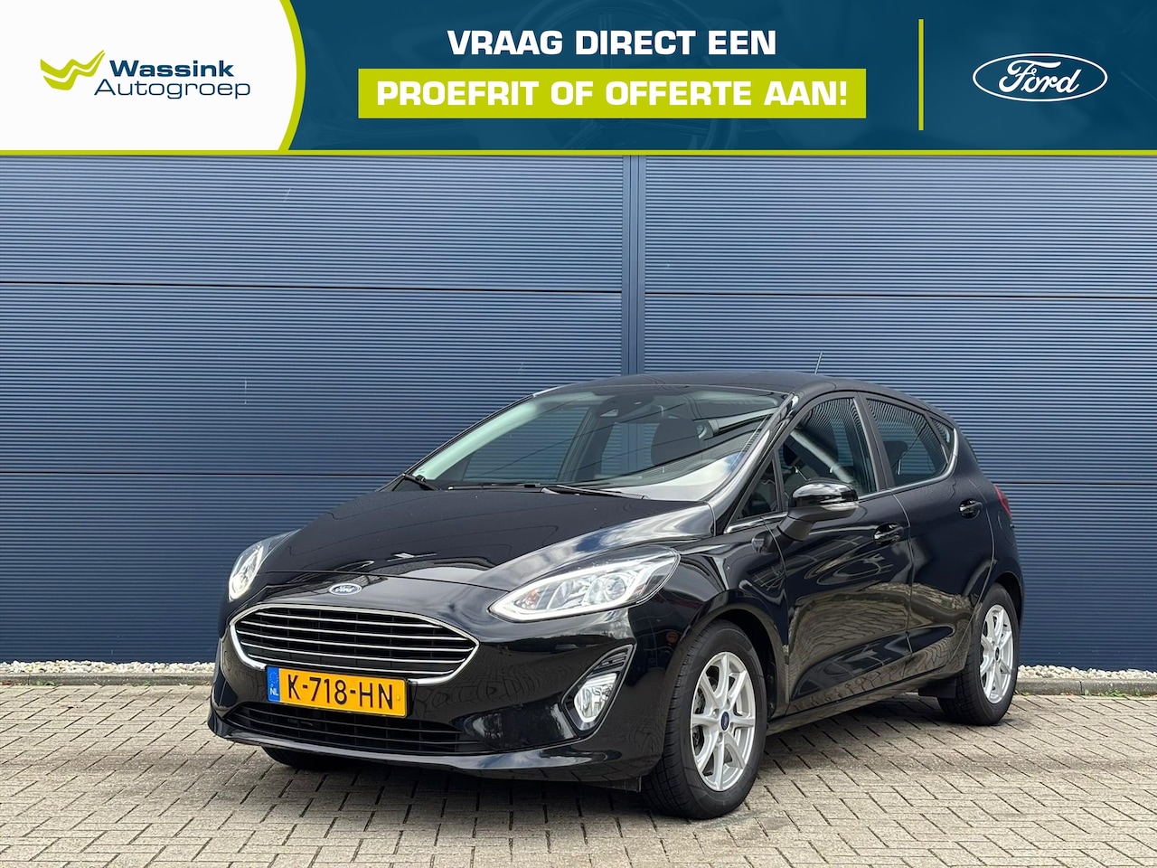 Ford Fiesta - 1.0 EcoBoost 125pk Mild-Hybride Titanium Navigatie | Climate Control | Bluetooth | Apple C - AutoWereld.nl