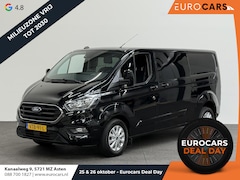 Ford Transit Custom - 300 2.0 TDCI L2H1 Limited Dubbele cabine Automaat Navi Airco 2 Schuifdeuren Trekhaak PDC C