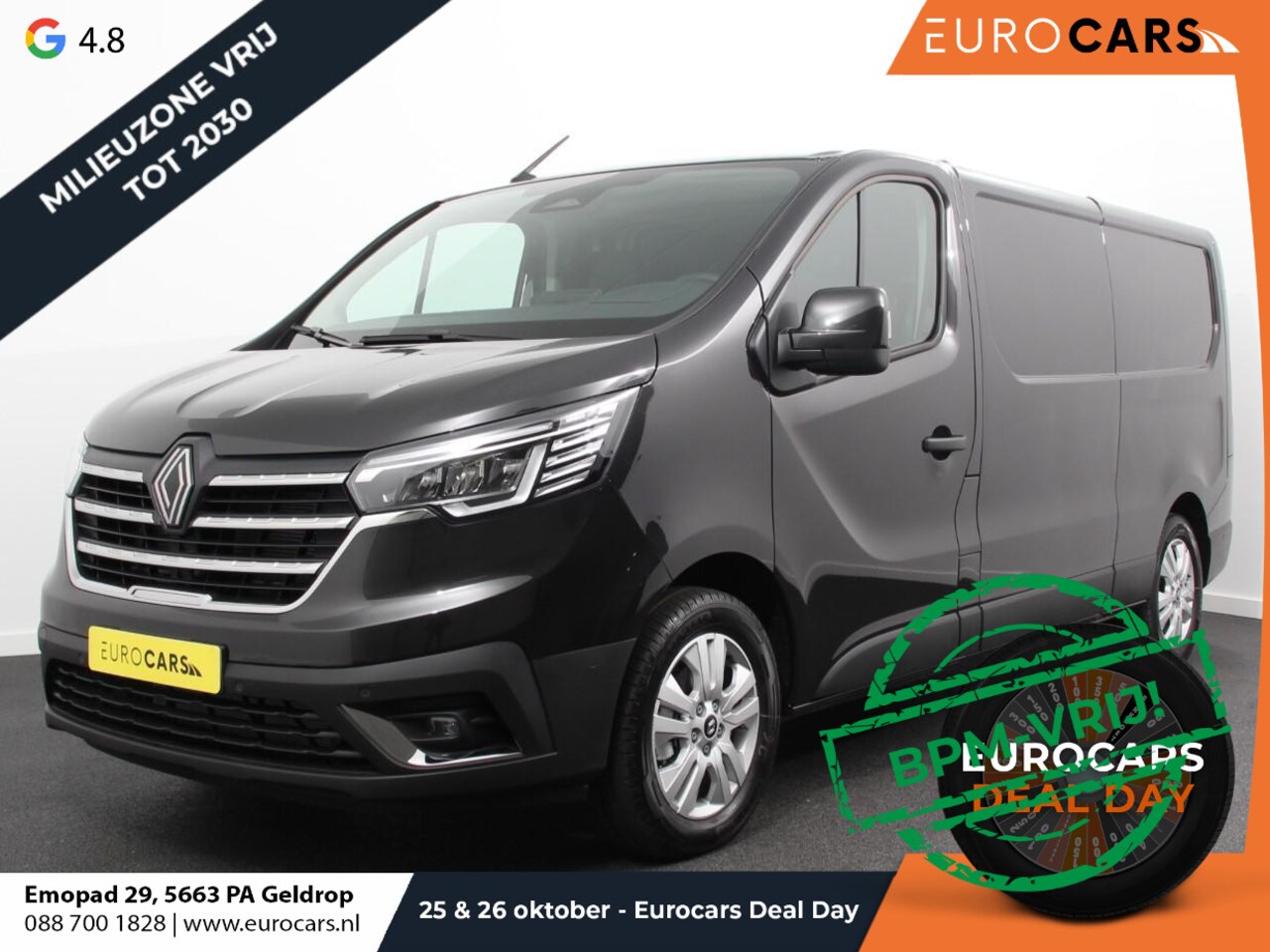 Renault Trafic - 2.0 Blue dCi 110PK T30 L2H1 Advance Navigatie Airco Lichtmetalen velgen Betimmering Trekha - AutoWereld.nl