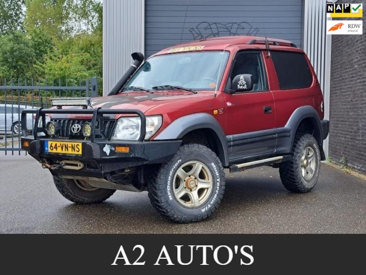 Toyota Land Cruiser 90 - LandCruiser 3.0 HR Blind Van Cruise|Airco|Nap - AutoWereld.nl