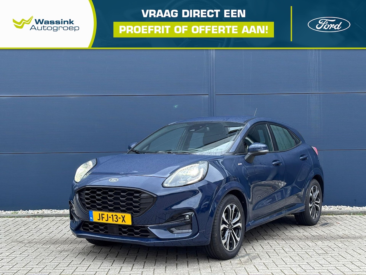 Ford Puma - 1.0i Ecoboost Hybrid 125pk Aut Titanium | Parkeersensoren | Navigatie | Cruise Control | C - AutoWereld.nl