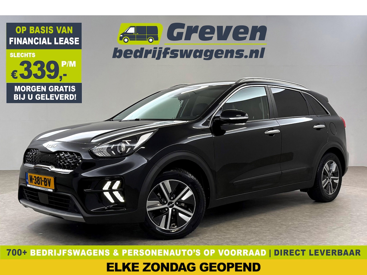 Kia Niro - 1.6 GDi Hybrid 141PK DynamicLine | Virtual | LED | Camera | Trekh. | Carplay | Adaptive Cr - AutoWereld.nl