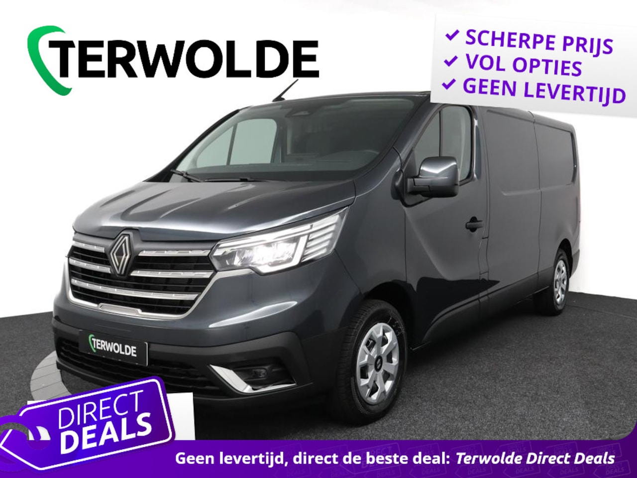 Renault Trafic E-Tech - T29 L2H1 Advance 52 kWh | Achteruitrijcamera | Airconditioning | C-Shape LED dagrijverlich - AutoWereld.nl