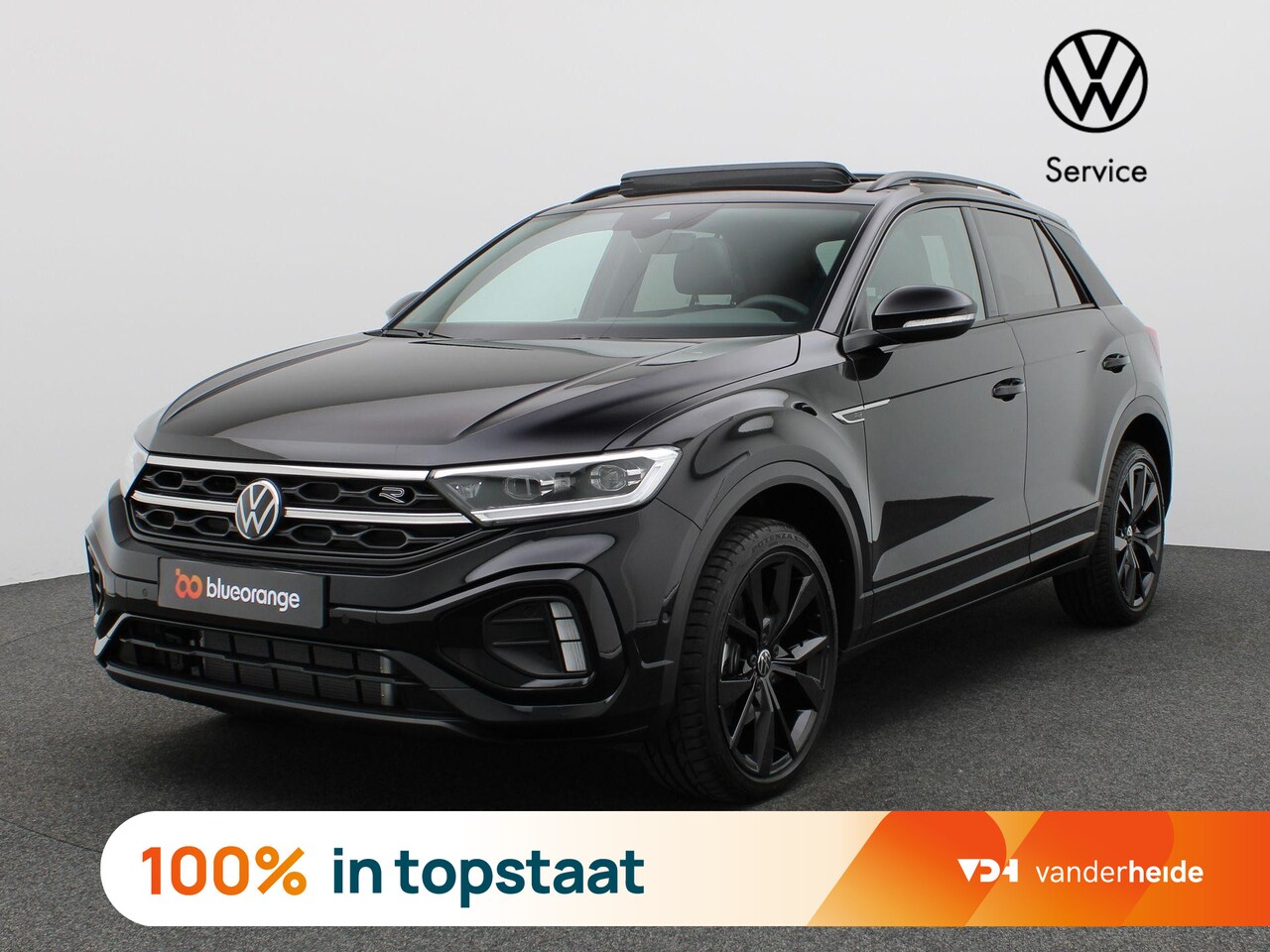 Volkswagen T-Roc - 1.5 TSI R-Line Business 150PK DSG Trekhaak, Pano-Schuifdak, 19" LM Velgen, Black Style, LE - AutoWereld.nl