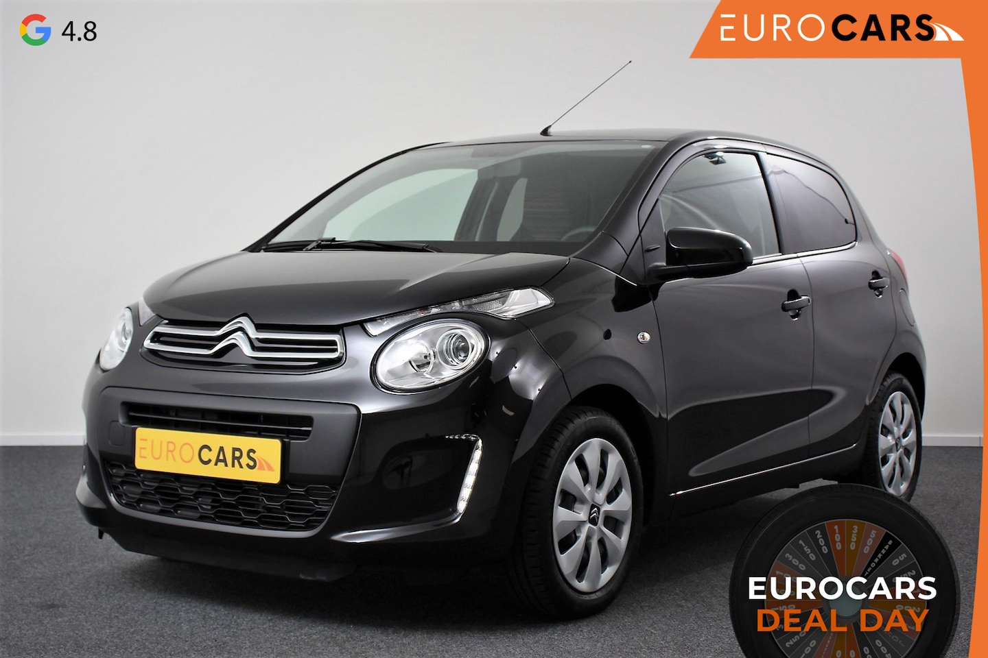Citroën C1 - 1.0 VTi Feel Pack Look | Pack Comfort | Airco | Bluetooth | Led | Extra Getint glas - AutoWereld.nl