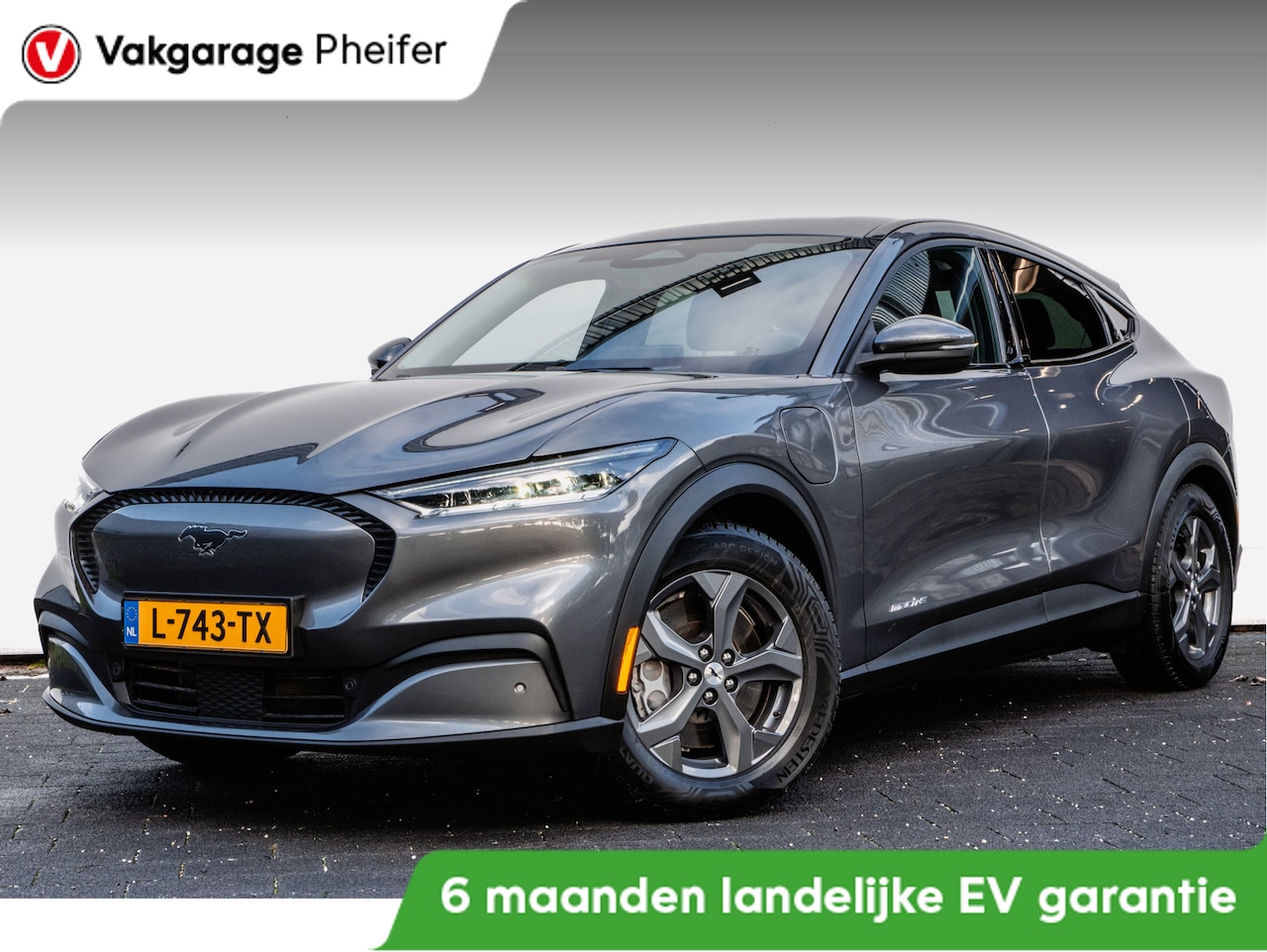 Ford Mustang Mach-E - RWD 75 kWh Leer/ Stoel-stuurverwarming/ Camera/ Navigatie/ Carplay/ 18" Lmv - AutoWereld.nl