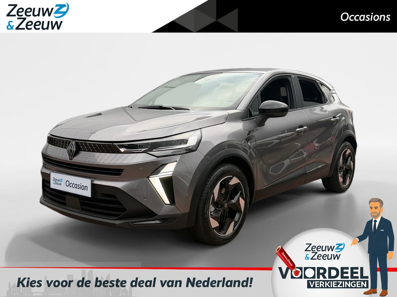Renault Captur - 1.6 E-Tech full hybrid 145 techno | Automaat | Google Navigatie | Camera | Parkeersensoren - AutoWereld.nl