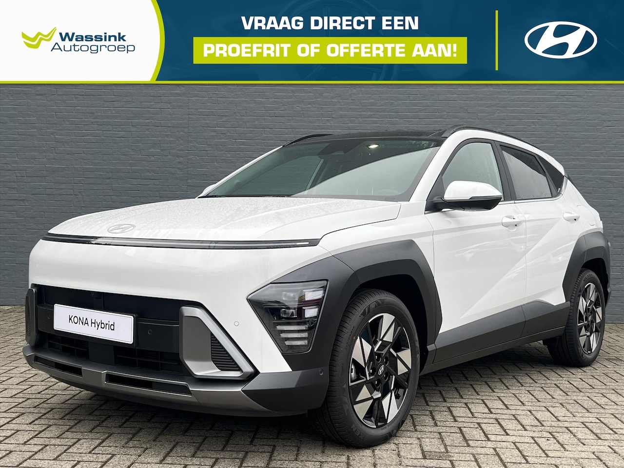 Hyundai Kona - New 1.6 GDI HEV 138pk DCT Premium - AutoWereld.nl