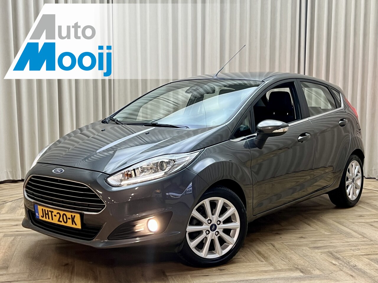 Ford Fiesta - 1.0 EcoBoost Titanium *Clima* Navigatie, PDC, Cruise, 101PK, Verwarmde Voorruit, 16" LMV - AutoWereld.nl
