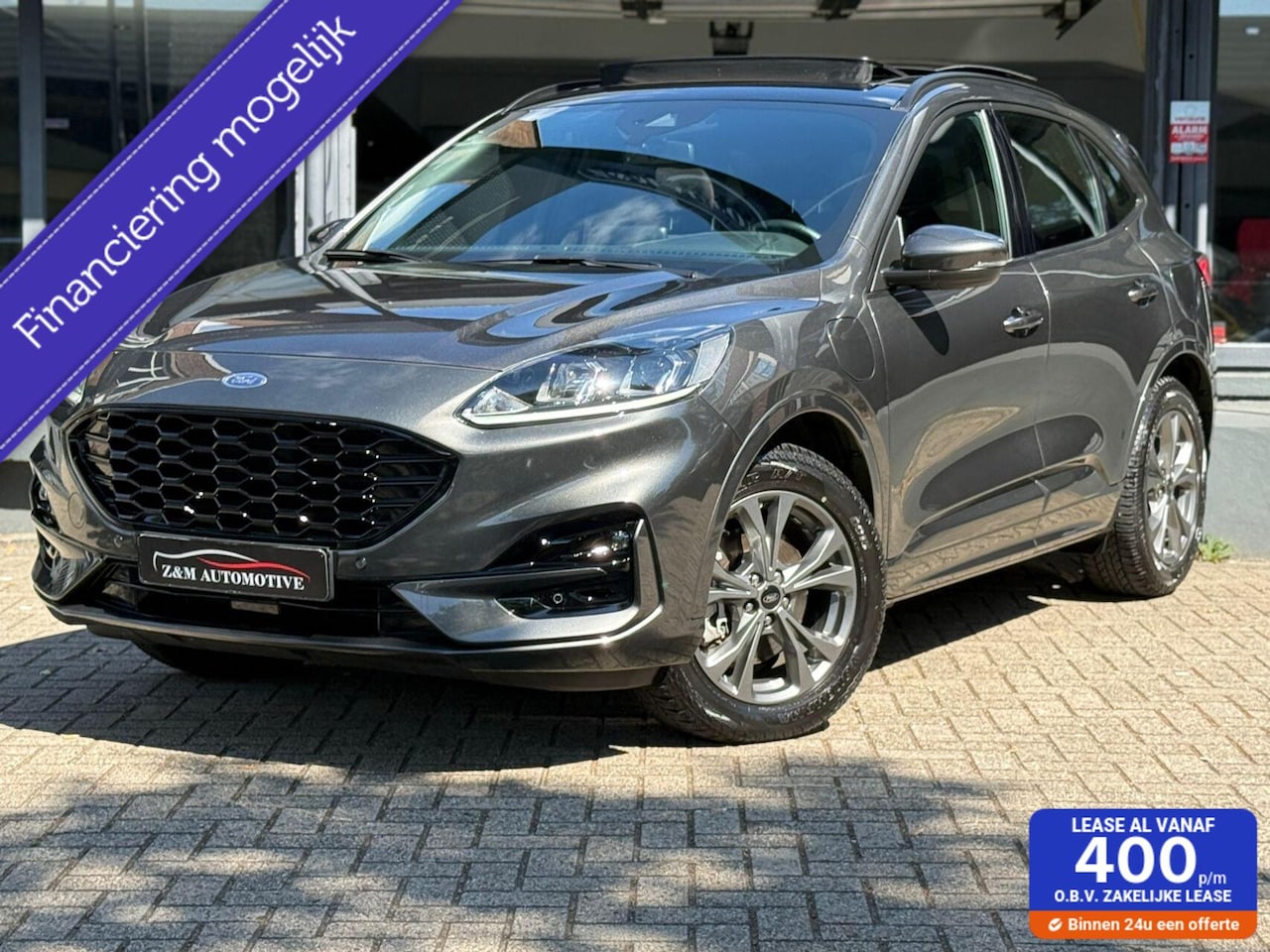 Ford Kuga - 2.5 PHEV ST-Line Aut*Pano*Navi*Leder*Led*Car-Play - AutoWereld.nl