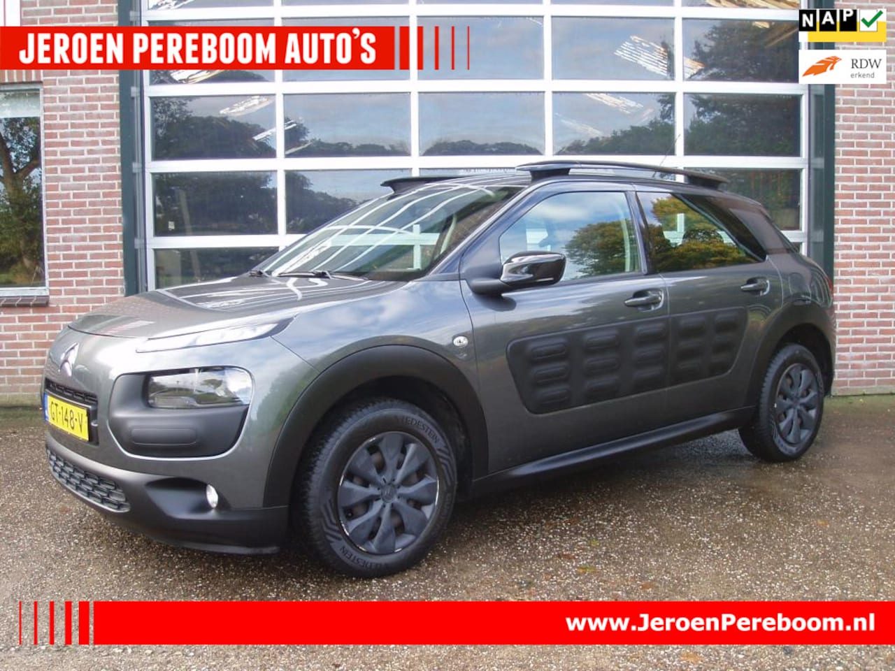 Citroën C4 Cactus - 1.6 BlueHDi Feel Navigatie, radio/cd/mp3, trekhaak, nette-auto!!! - AutoWereld.nl