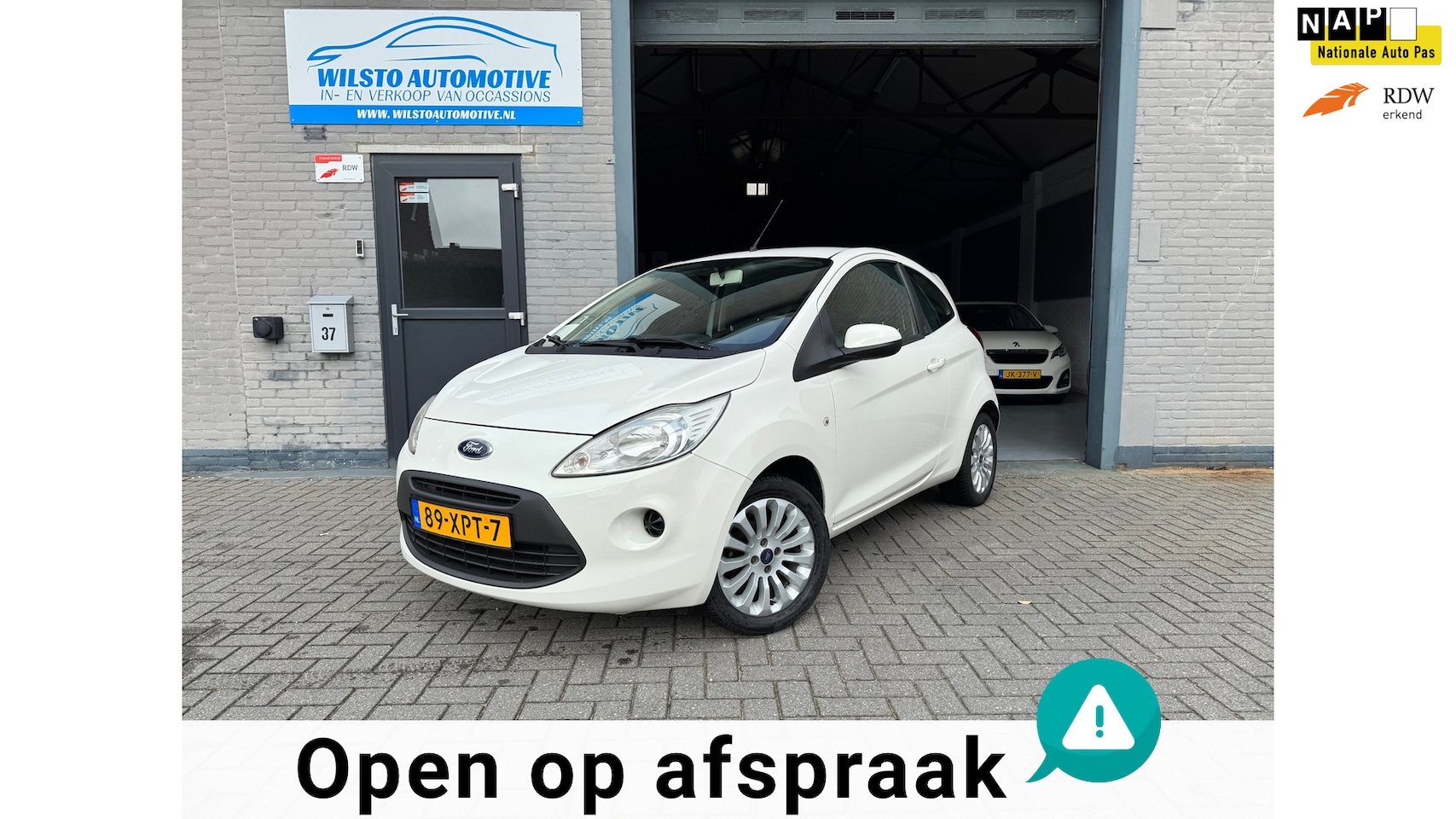 Ford Ka - 1.2 Cool & Sound s/s *Distributie-vv*Airco*Rijklaar*Garantie*NAP*Historie - AutoWereld.nl