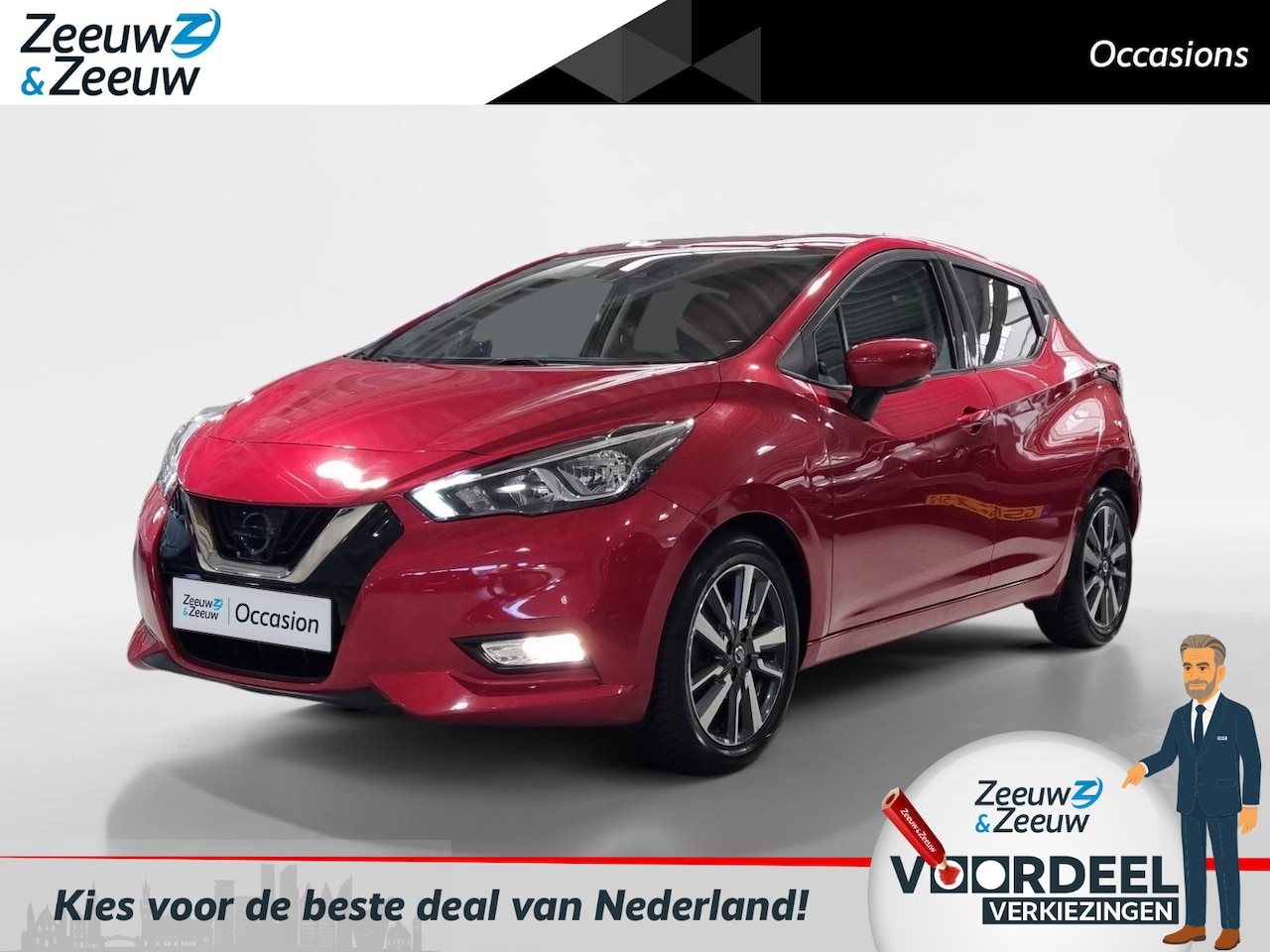 Nissan Micra - 0.9 IG-T N-Connecta * 1e Eigenaar * Dealer Onderhouden * Navigatie * Cruise Control * LM V - AutoWereld.nl
