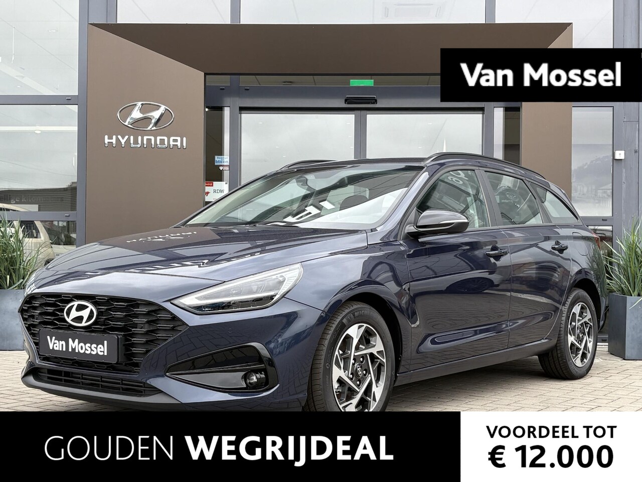 Hyundai i30 Wagon - 1.0 T-GDi MHEV Comfort | Navigatie | Cruise Control | Apple carplay/Android auto | Airco | - AutoWereld.nl