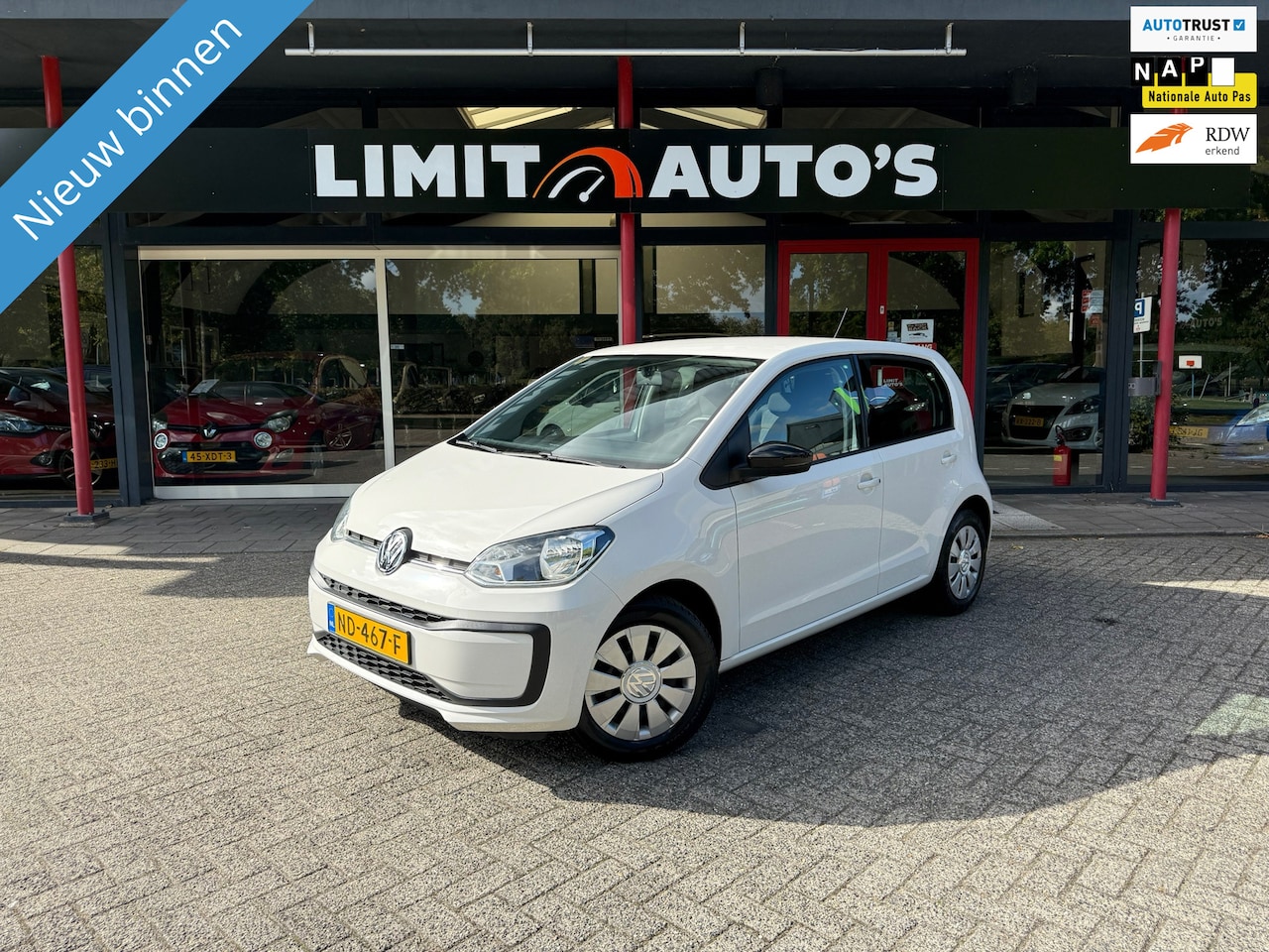 Volkswagen Up! - 1.0 BMT take up! Airco/El.ramen/5drs/Nap/Apk - AutoWereld.nl