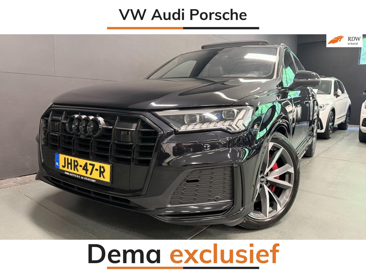 Audi Q7 - 60 TFSI e quattro 462PK 3X S-LINE BLACK-LINE PANO/DAB/M-STOELEN/SFEERVERL/B&O/CARPLAY/V-CO - AutoWereld.nl