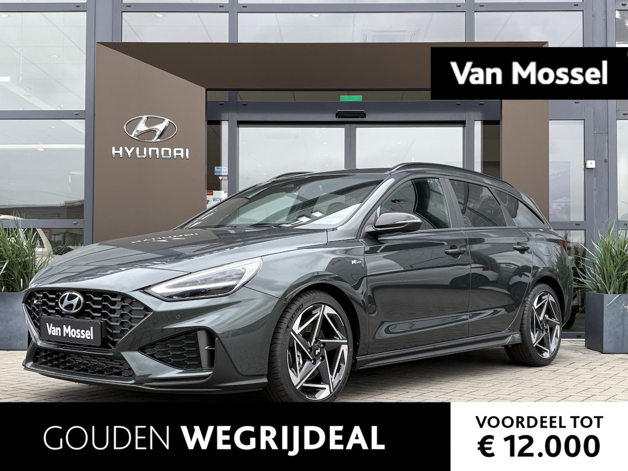 Hyundai i30 Wagon - 1.5 T-GDi MHEV N Line | Stoelverwarming | Stuurwielverwarming | Adaptieve Cruise Control | - AutoWereld.nl