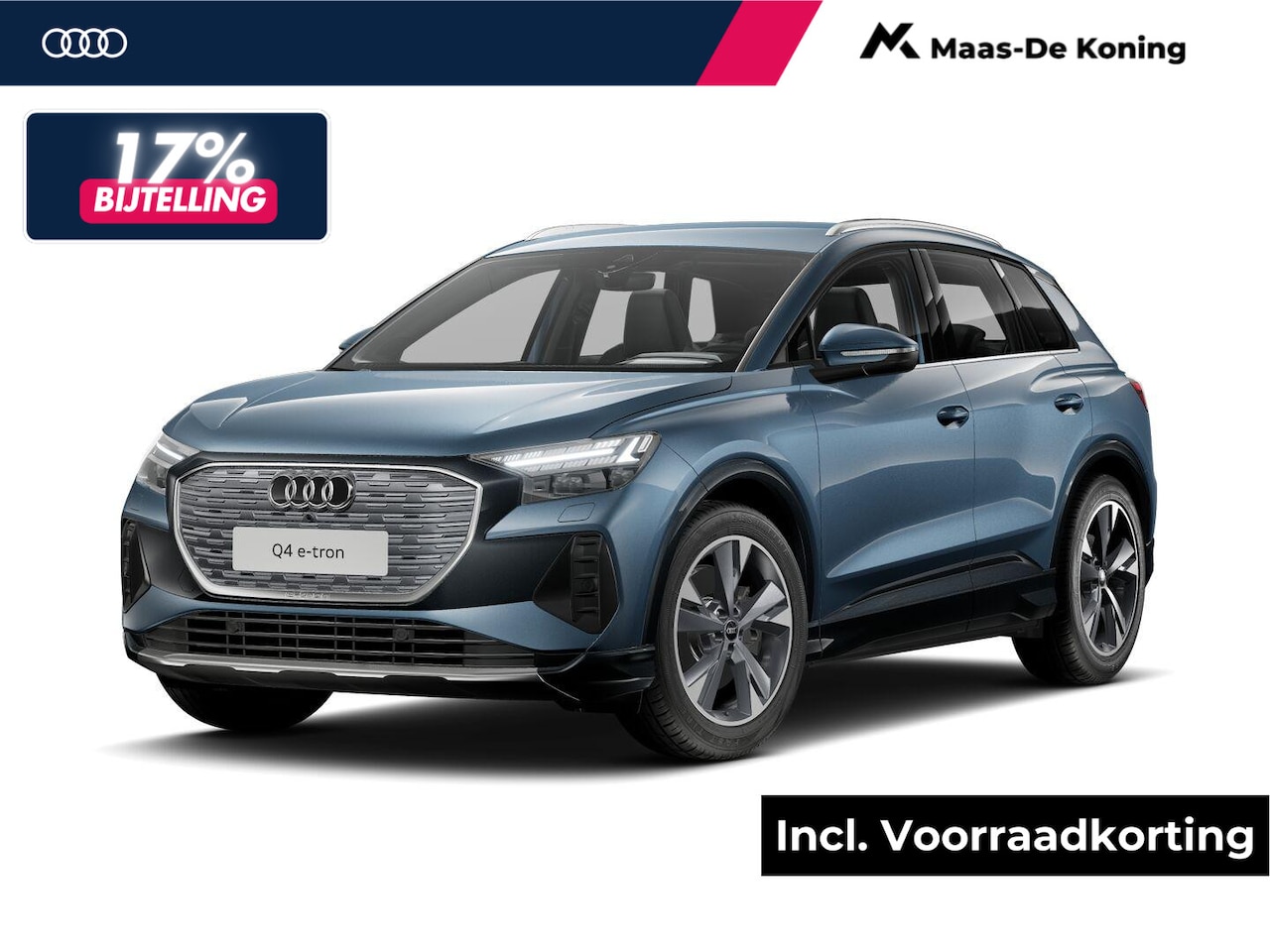 Audi Q4 e-tron - 45 quattro Advanced edition 286 PK · Assist. pakket plus · Comfortpakket · Ambient light · - AutoWereld.nl