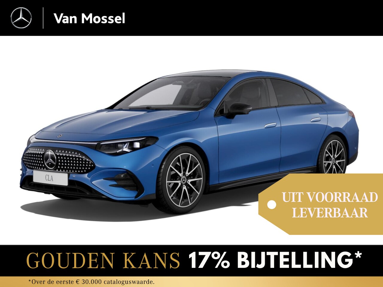 Mercedes-Benz CLA-Klasse - 250+ Launch Edition 85 kWh AMG Line / Panoramadak / 19-inch AMG velgen / Night-pakket - AutoWereld.nl