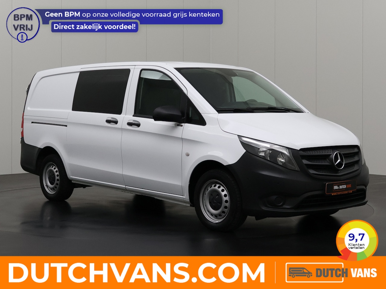 Mercedes-Benz Vito - 114CDI Lang Achterdeuren | Navigatie | Airco | Cruise | Trekhaak - AutoWereld.nl