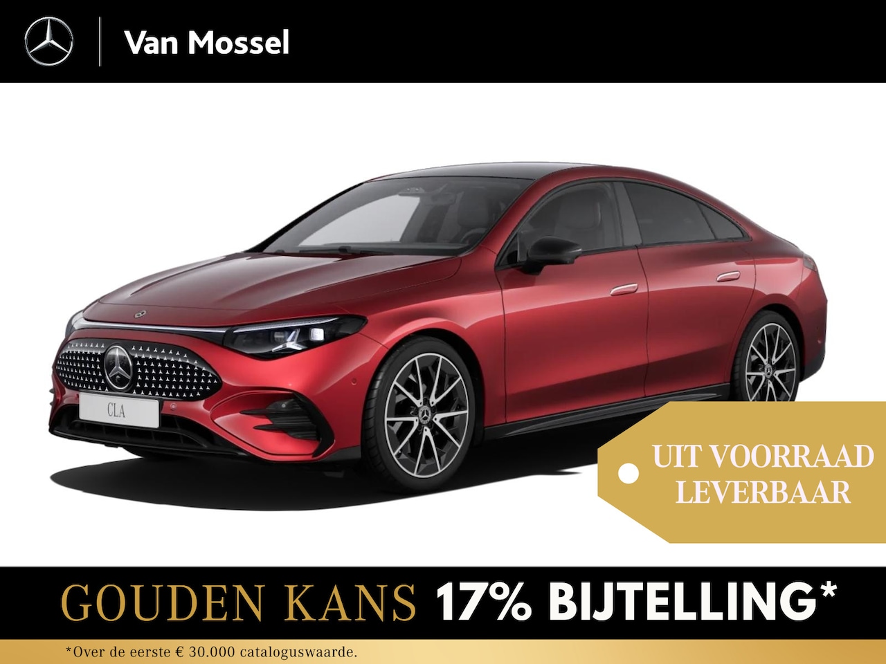 Mercedes-Benz CLA-Klasse - 250+ Launch Edition 85 kWh AMG Line / Panoramadak / 19-inch AMG velgen / Night-pakket - AutoWereld.nl