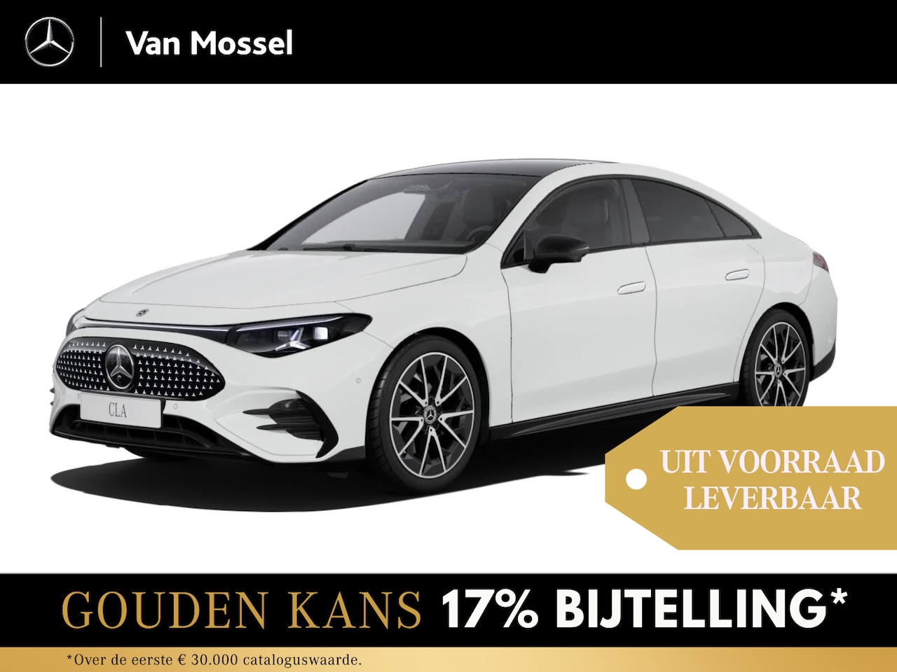 Mercedes-Benz CLA-Klasse - 250+ Launch Edition 85 kWh AMG Line / Panoramadak / 19-inch AMG velgen / Night-pakket - AutoWereld.nl