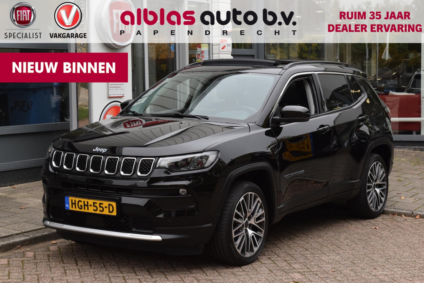 Jeep Compass - 4xe 190 Plug-in Hybrid Electric Limited Lease Ed. 4xe 190 Plug-in Hybrid Electric Limited Lease Ed. - AutoWereld.nl