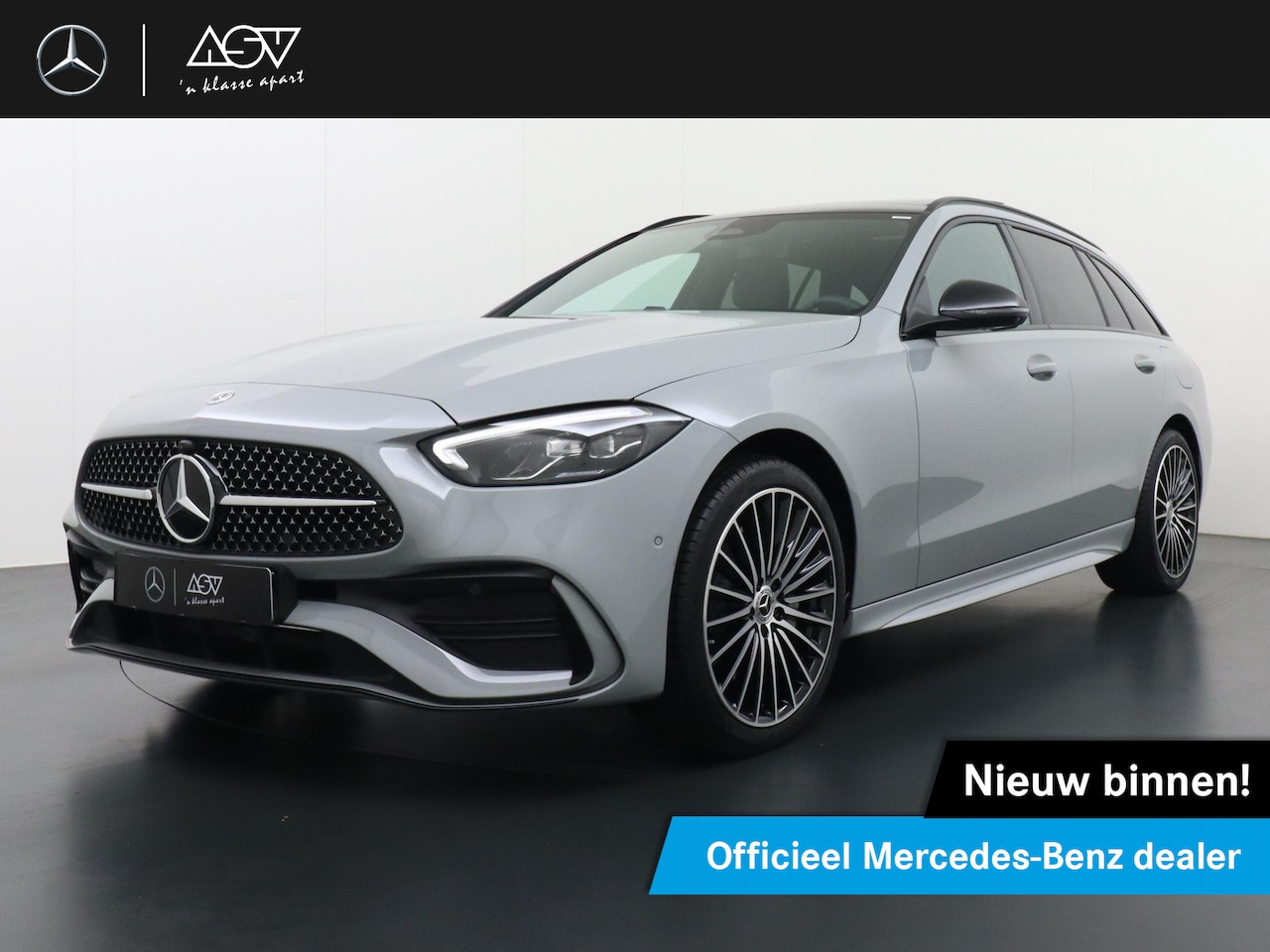 Mercedes-Benz C-klasse Estate - 300 e Business Solution AMG | Panorama - Schuifdak | 360° Camera | Memorystoelen | Stoelve - AutoWereld.nl
