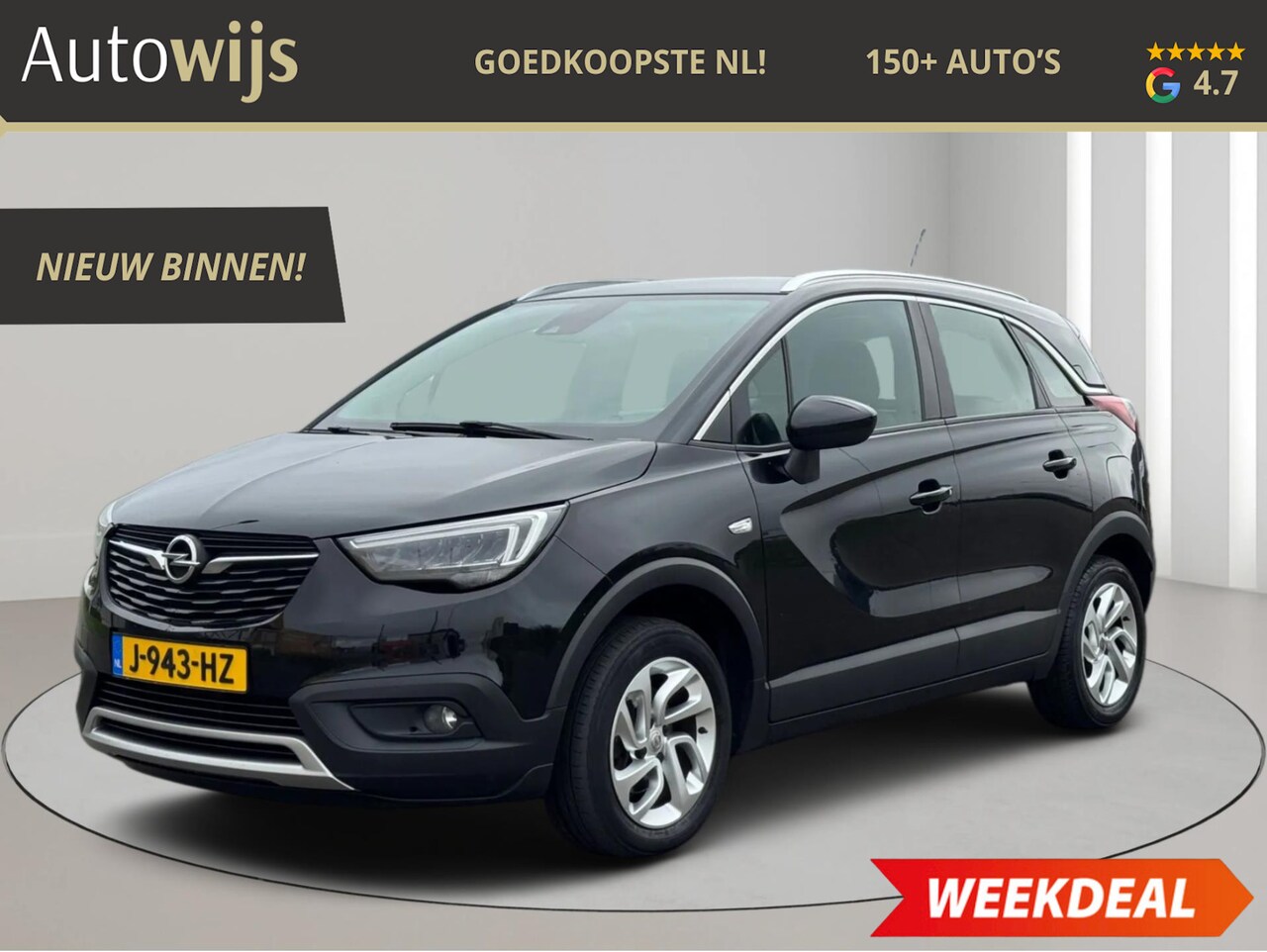 Opel Crossland X - 1.2 Turbo Innovation|NL AUTO|Trekhaak|AUTOMAAT|LED|LM-VELG - AutoWereld.nl