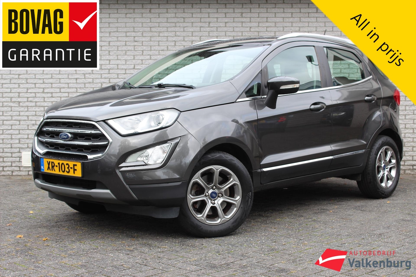 Ford EcoSport - 1.0 EcoBoost Titanium | Automaat | Trekhaak | Cruise | PDC | Stoel- en stuurverwarming | C - AutoWereld.nl