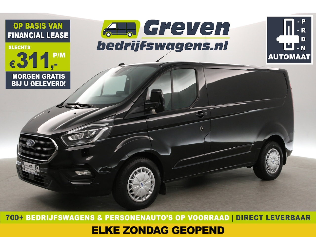 Ford Transit Custom - 2.0 Ecoblue 170PK L1H1 | Automaat | Camera | Carplay | Cruise | Airco | Trekh. | Stoelverw - AutoWereld.nl